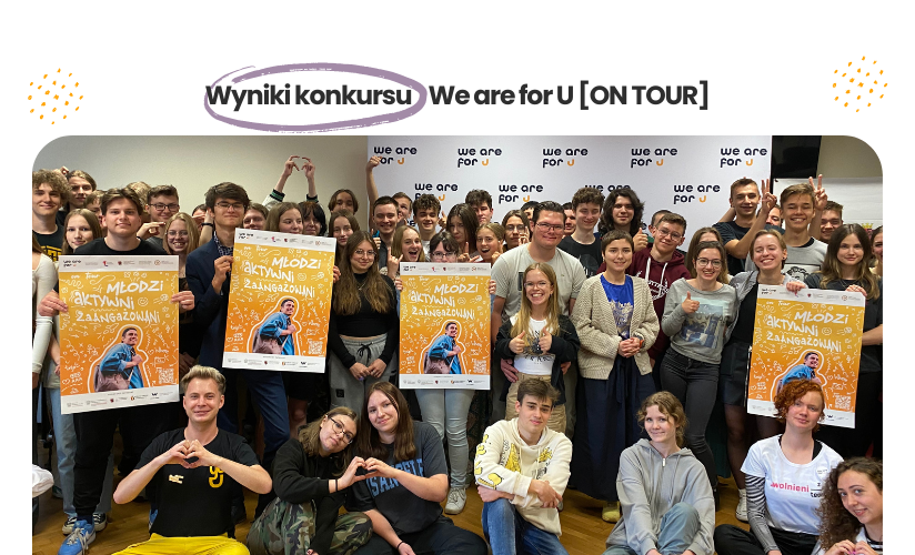 Wyniki konkursu We are for U [ON TOUR]